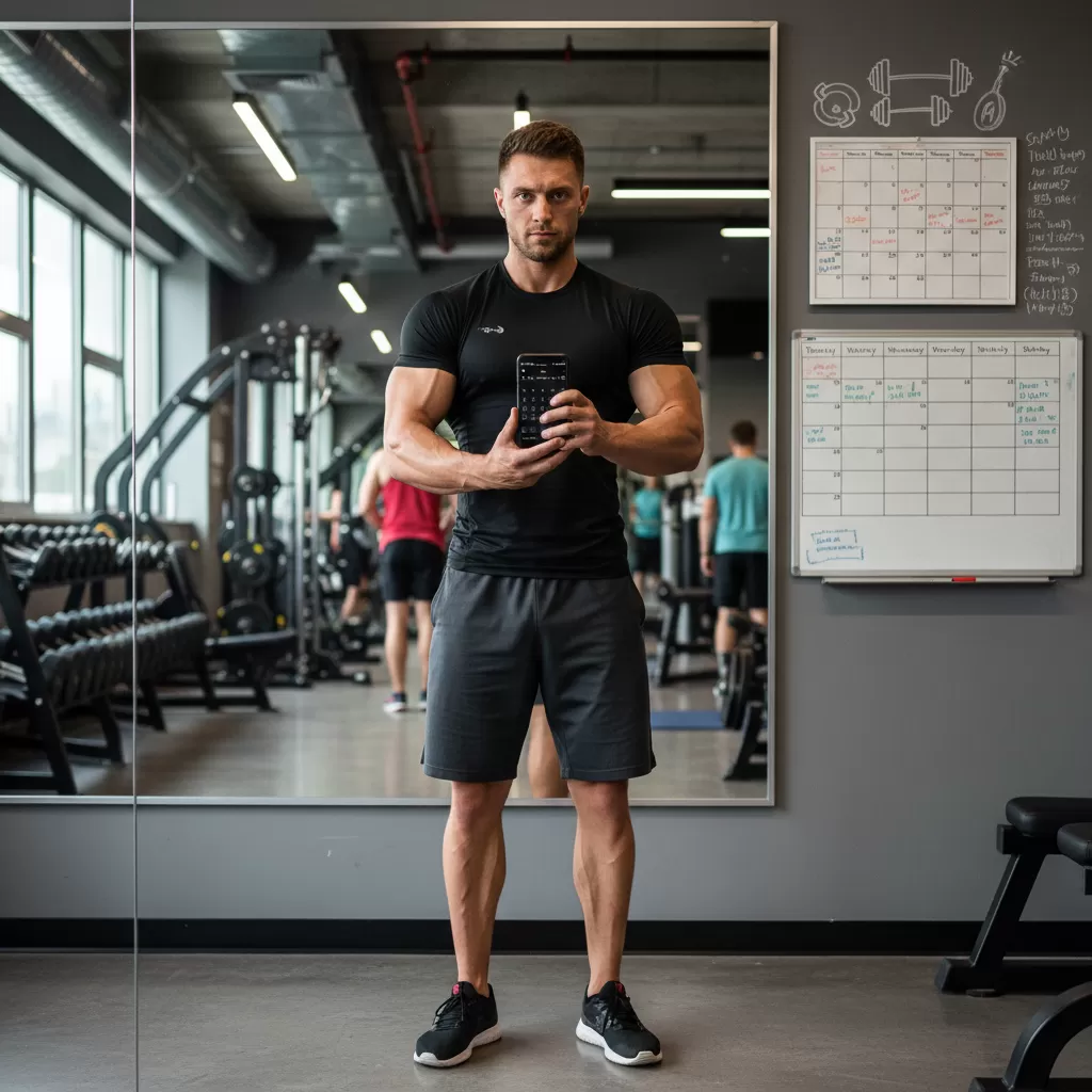 gemini_image_1772199095 Theo dõi tiến độ định kỳ là chìa khóa để đạt được mục tiêu hình thể