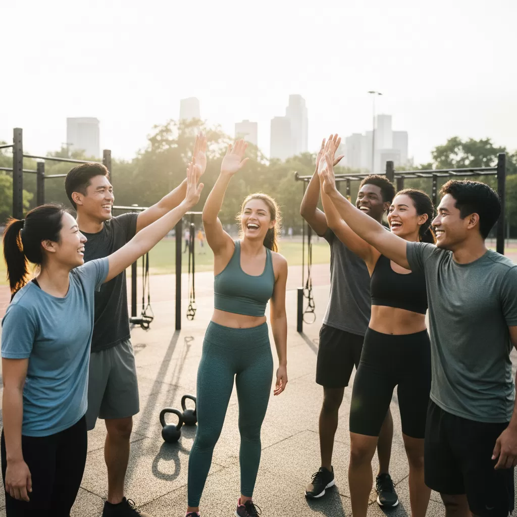 Sự gắn kết cộng đồng trong nhóm nhỏ giúp duy trì động lực và giảm thiểu tỷ lệ bỏ tập