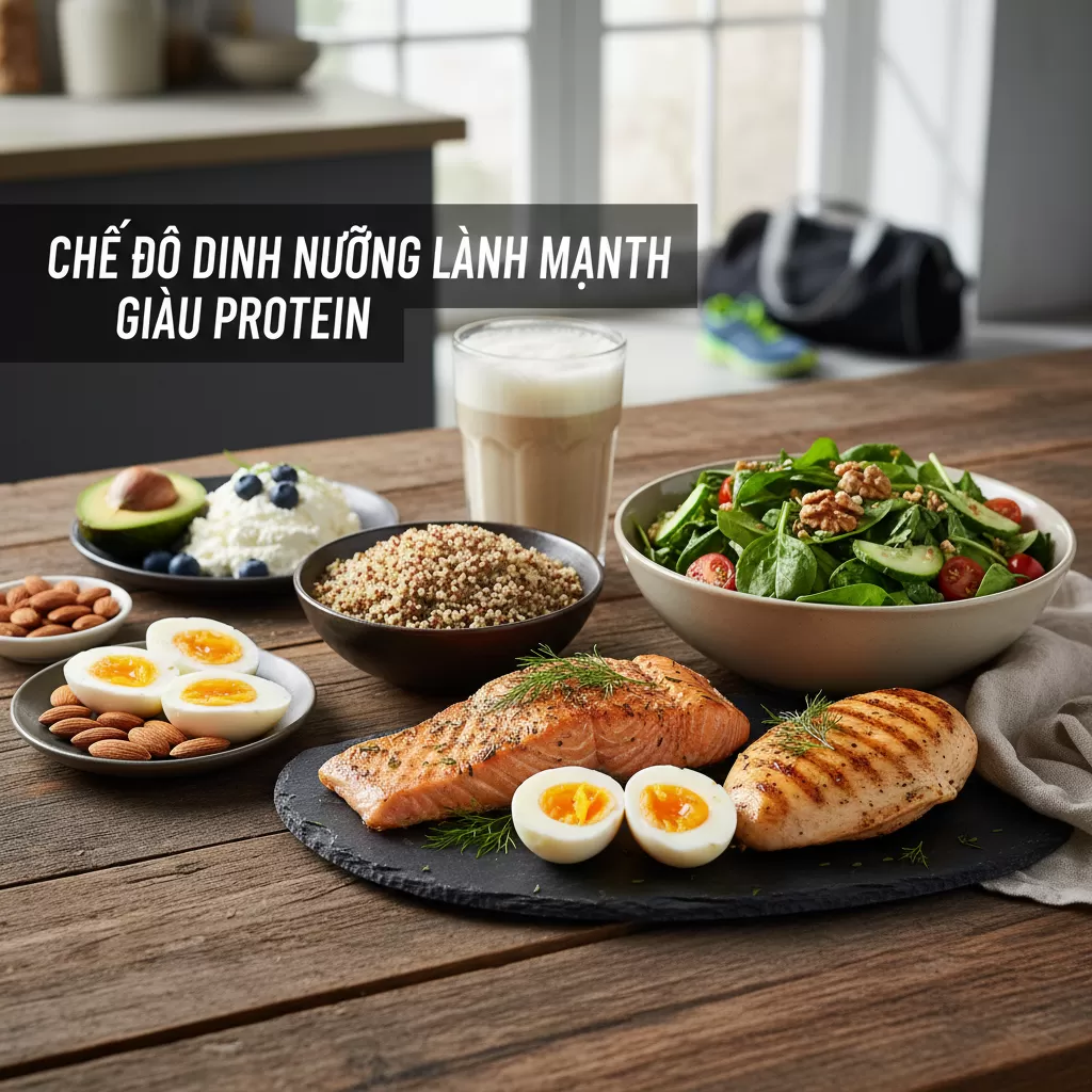 Dinh dưỡng cân bằng là nền tảng để đạt được kết quả tối ưu khi tập gym