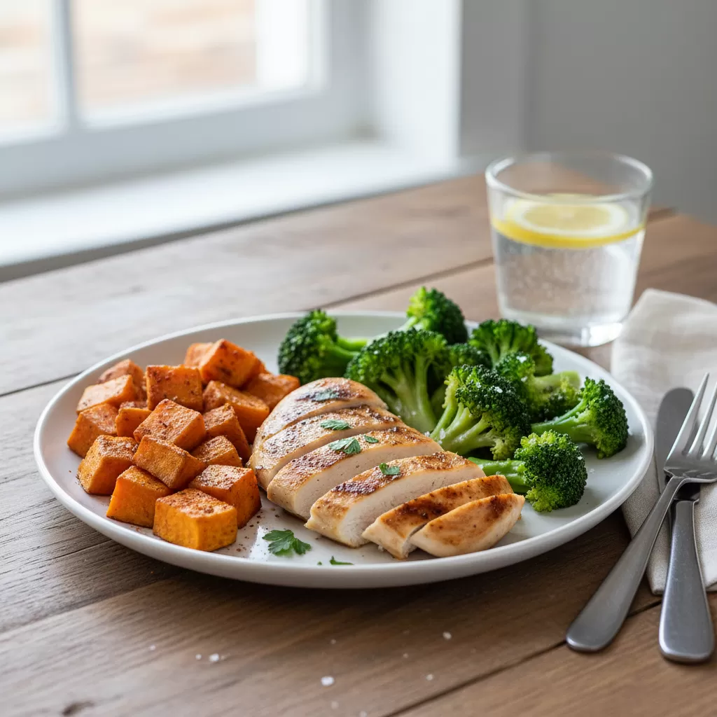 Bữa ăn đầy đủ dinh dưỡng sau khi tập gym giúp cơ thể phục hồi nhanh chóng và hiệu quả