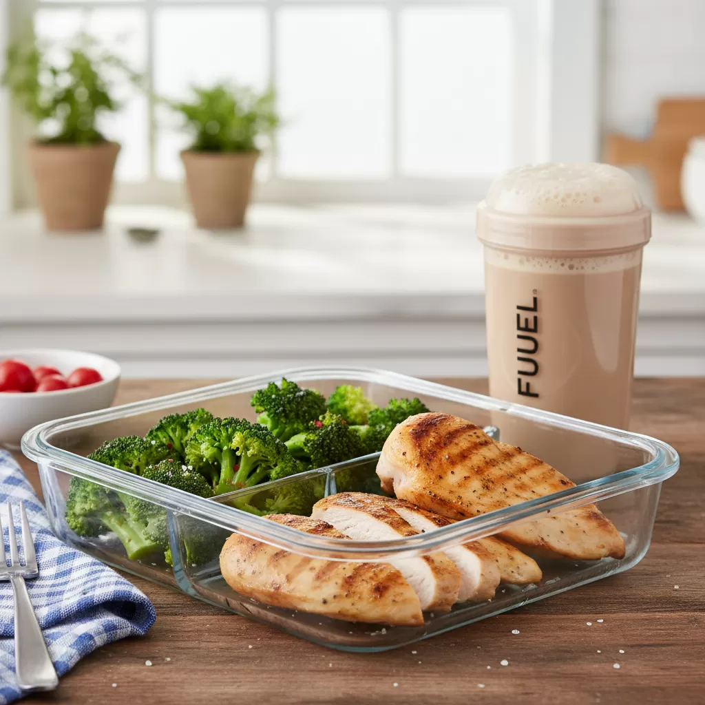 Chế độ ăn cân bằng giữa thực phẩm tự nhiên và whey protein là nền tảng của sức khỏe