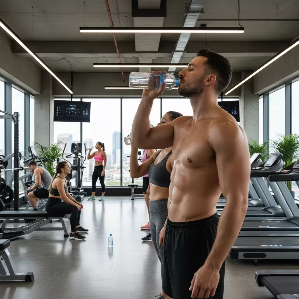 Bổ sung nước đúng cách là chìa khóa để duy trì sức bền và hiệu suất khi tập gym