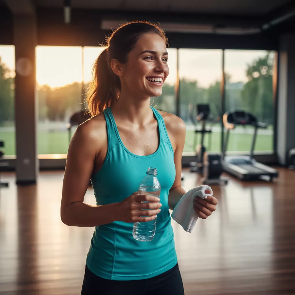 Tập gym giúp giải phóng endorphin cải thiện tâm trạng và giảm căng thẳng