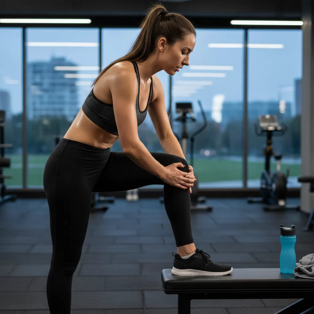 Giãn cơ là bước quan trọng để giữ cho đôi chân luôn mềm mại và thon gọn