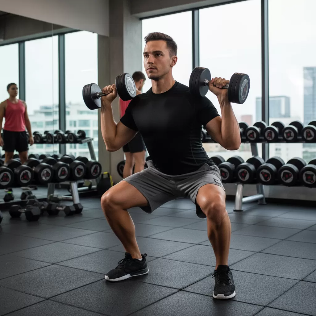 Tập tạ rời giúp kích hoạt nhiều nhóm cơ cùng lúc và tăng cường khả năng thăng bằng