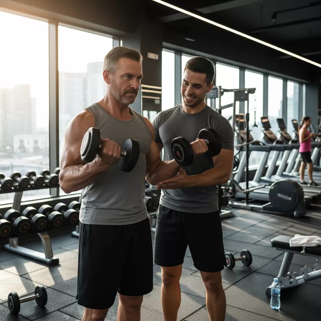 Các bài tập sức mạnh giúp duy trì khối lượng cơ bắp và sự săn chắc ở tuổi trung niên