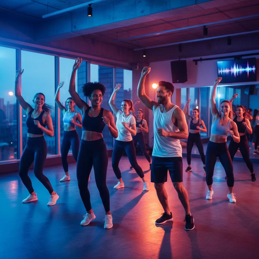 Dance fitness mang lại không khí tập luyện sôi động và đầy hứng khởi cho người mới
