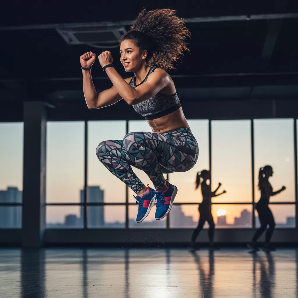 Sự vận động toàn thân trong dance fitness giúp đốt cháy calo và giảm mỡ thừa nhanh chóng