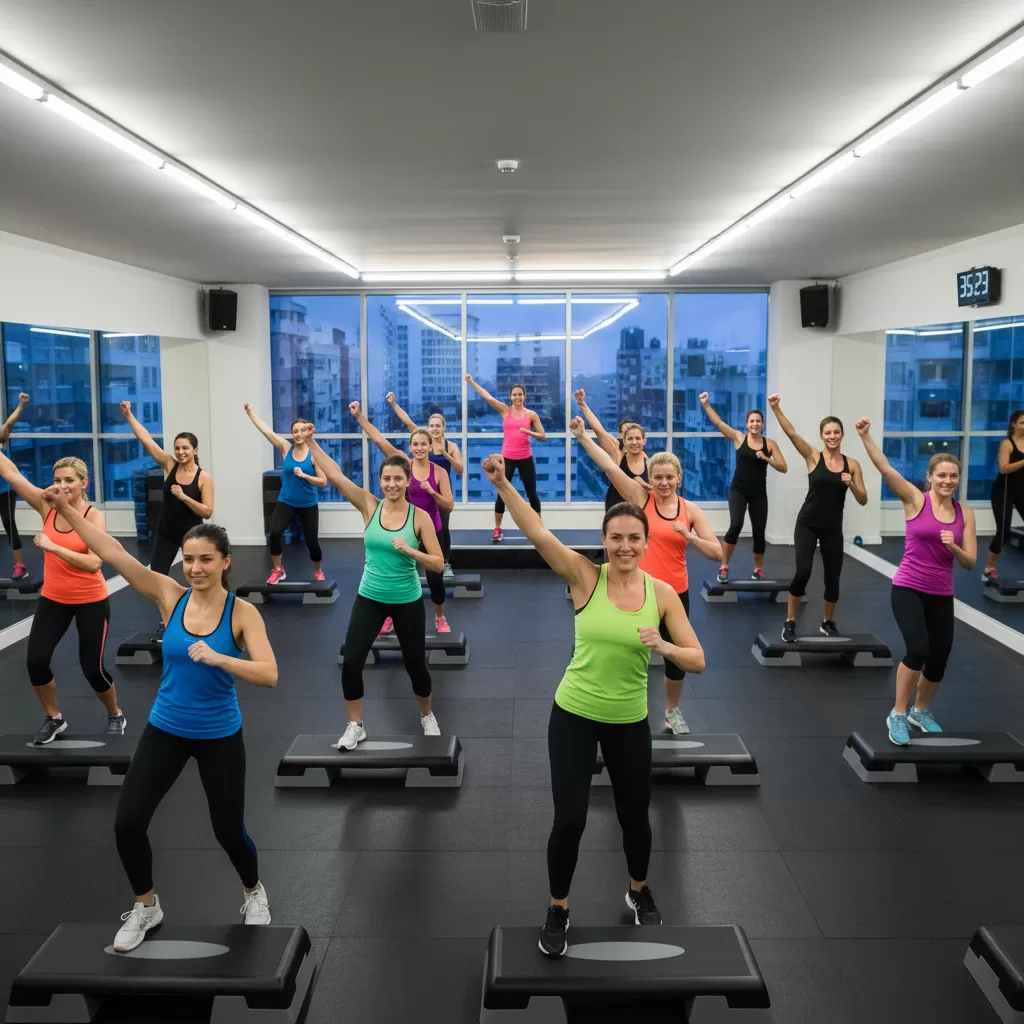 Aerobic là phương pháp tuyệt vời để cải thiện sức bền tim mạch thông qua các động tác dứt khoát