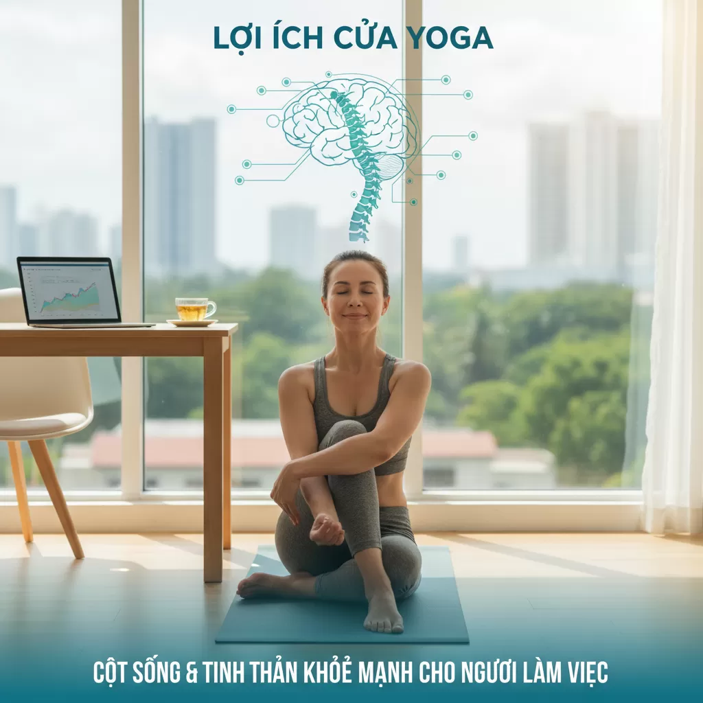 gemini_image_1772183577 Yoga mang lại nhiều lợi ích to lớn cho sức khỏe thể chất và tinh thần của người bận rộn