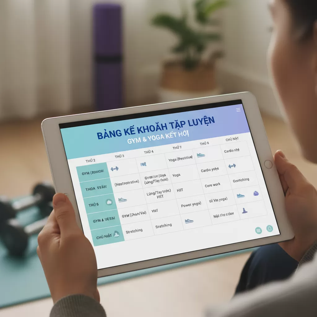 gemini_image_1772183820-1 Sắp xếp lịch tập khoa học giúp tối ưu hóa hiệu quả của cả hai bộ môn