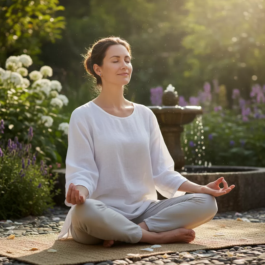 Hơi thở trong yoga giúp xoa dịu hệ thần kinh trung ương và điều hòa hormone